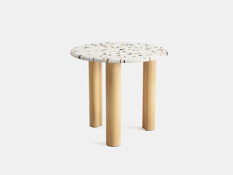 Arper lievore altherr ghia three legged base L0022 base B10 terrazzo top