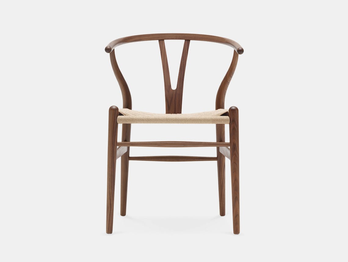 Carl hansen CH24 wishbone chair walnut natural paper cord hans wegner