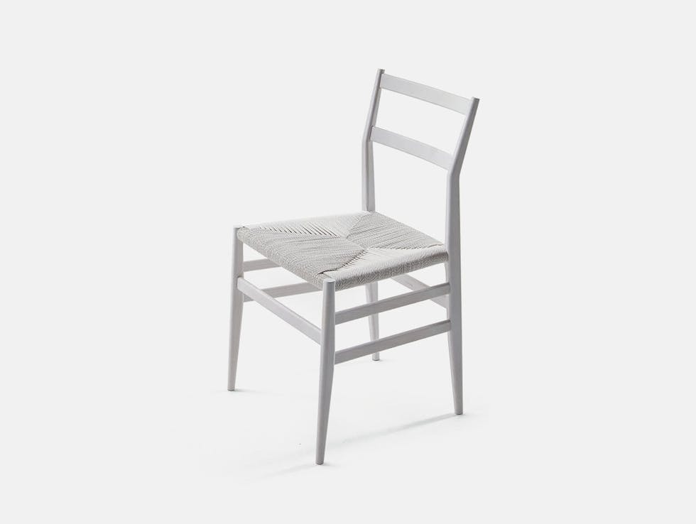 Cassina leggera chair grey cord