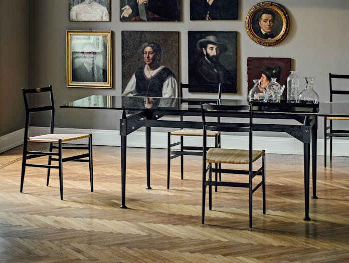 Cassina Superleggera Chairs Black Ash Gio Ponti