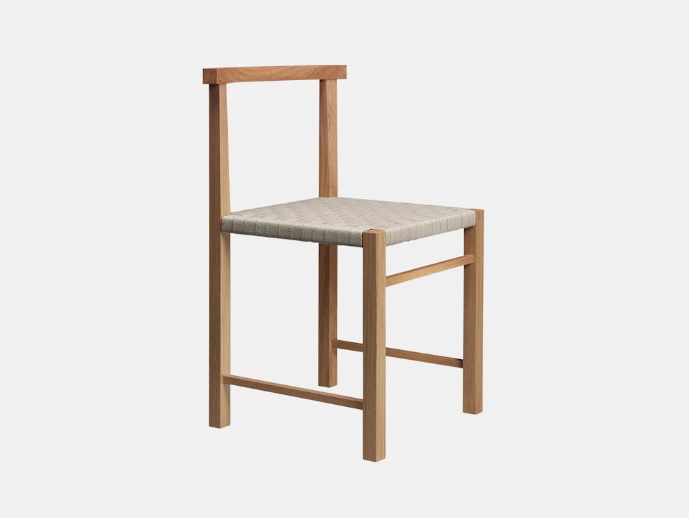 E15 Karnak Chair Oak Textile Ferdinand Kramer