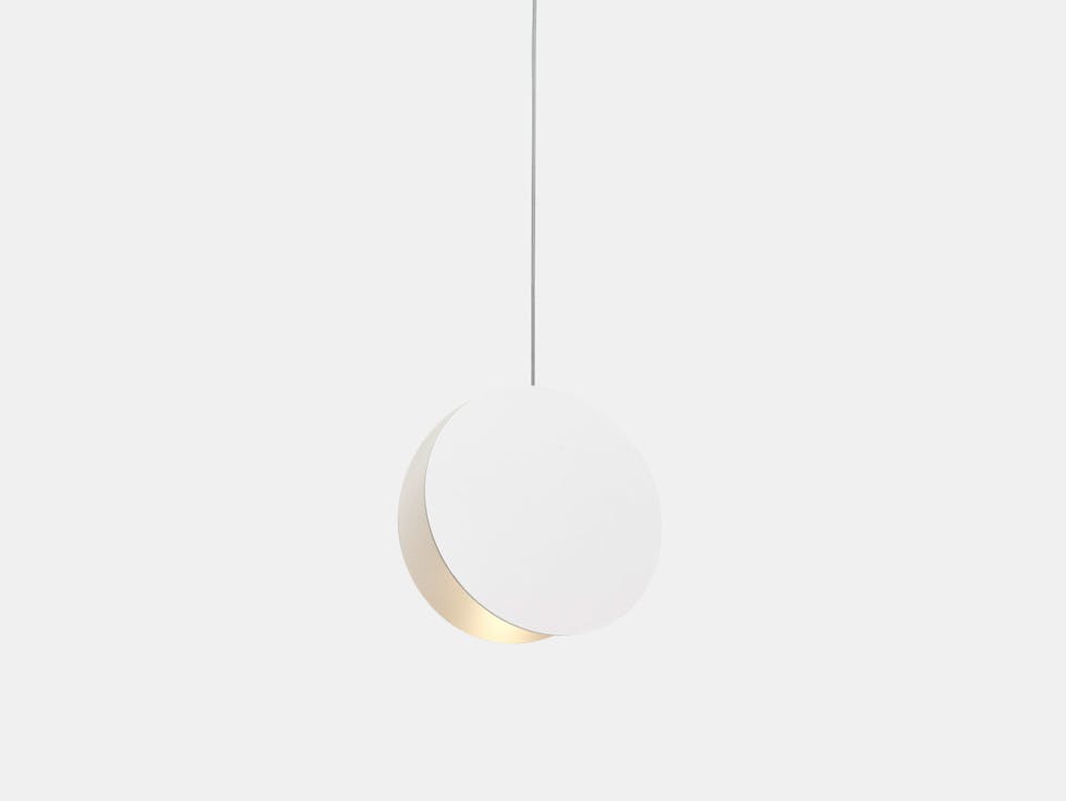 E15 North Pendant Light Dia 23 White Eva Marguerre Marcel Besau