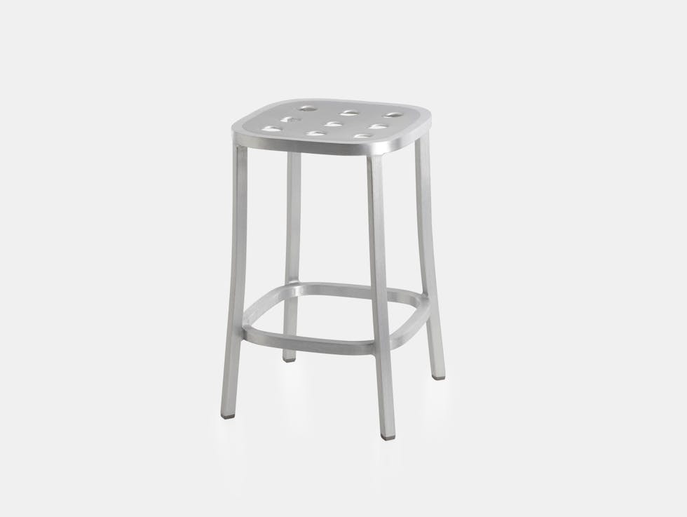 Emeco 1 Inch All Aluminium Counter Stool Jasper Morrison