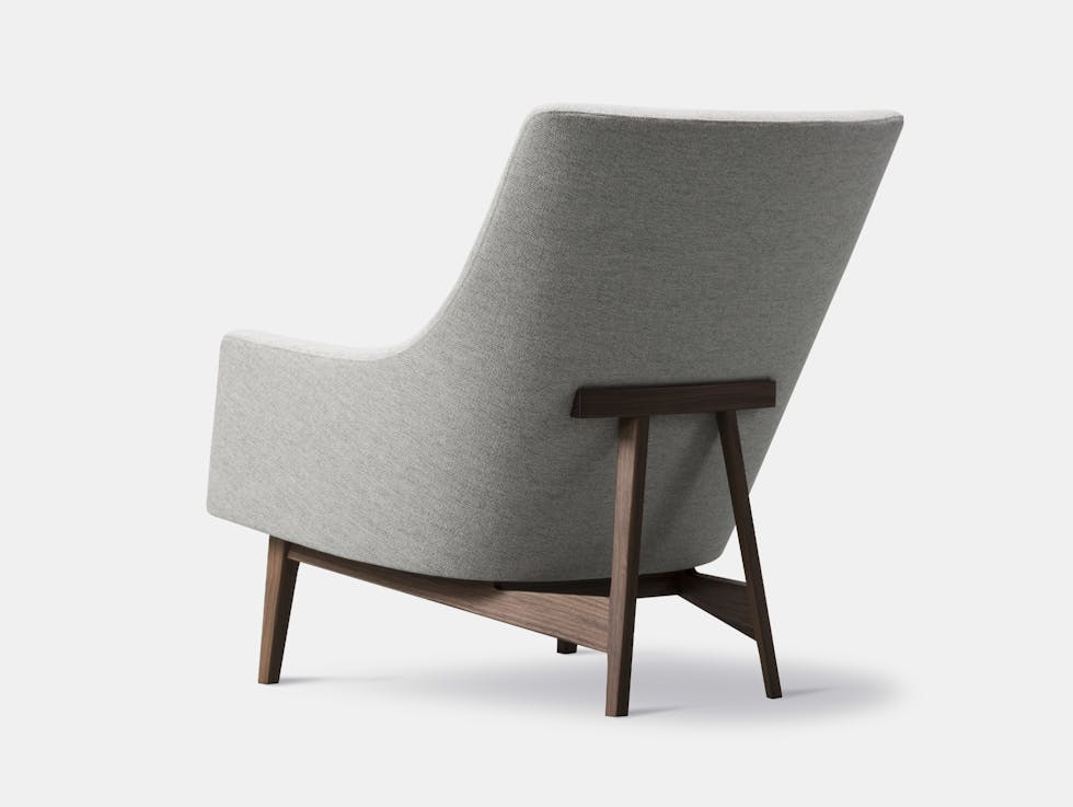 Fredericia A Chair Wood Base walnut Jens Risom hallingdal 110