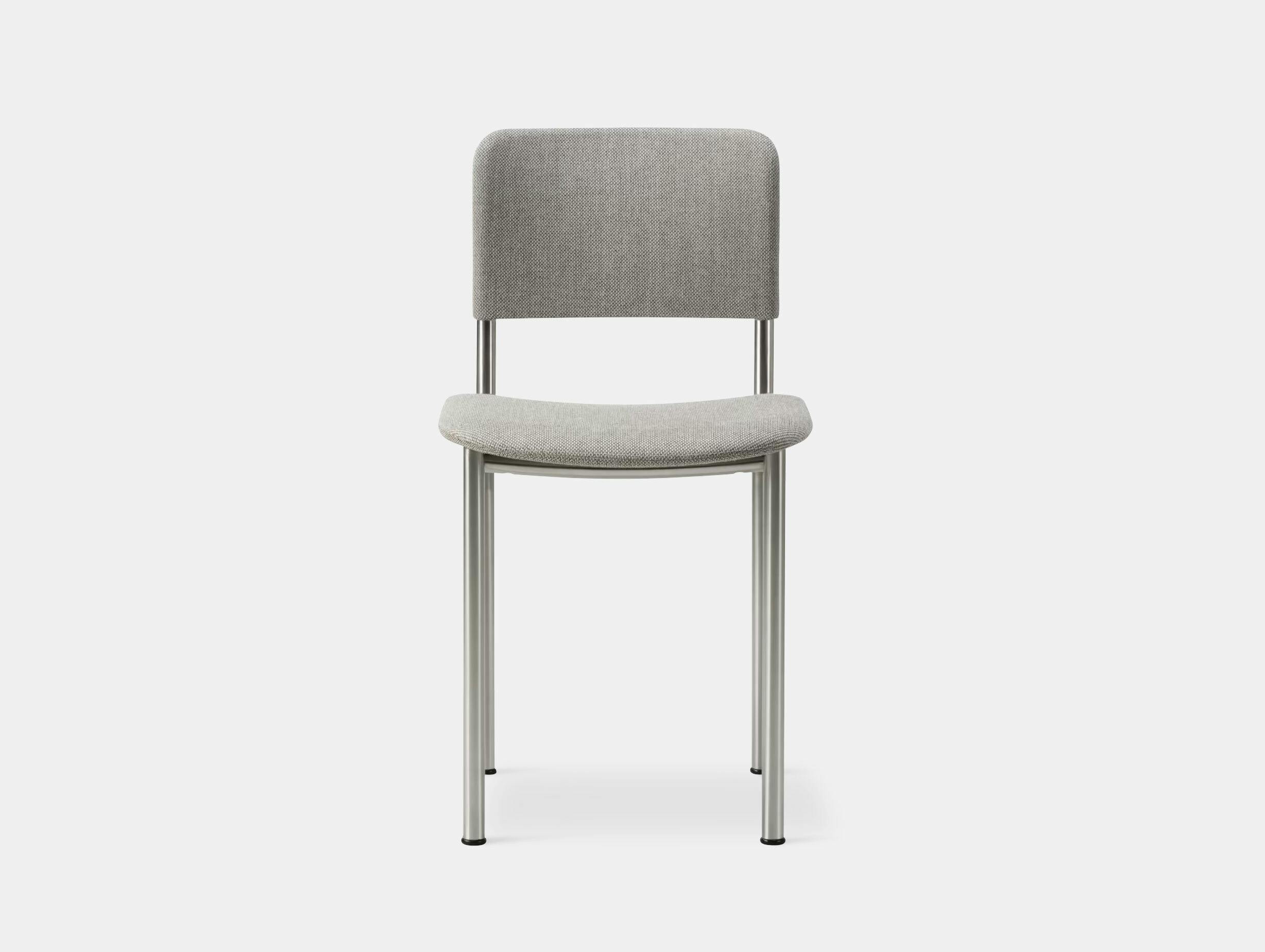 Fredericia barber osgerby plan chair 3414 brushed steel rewool128