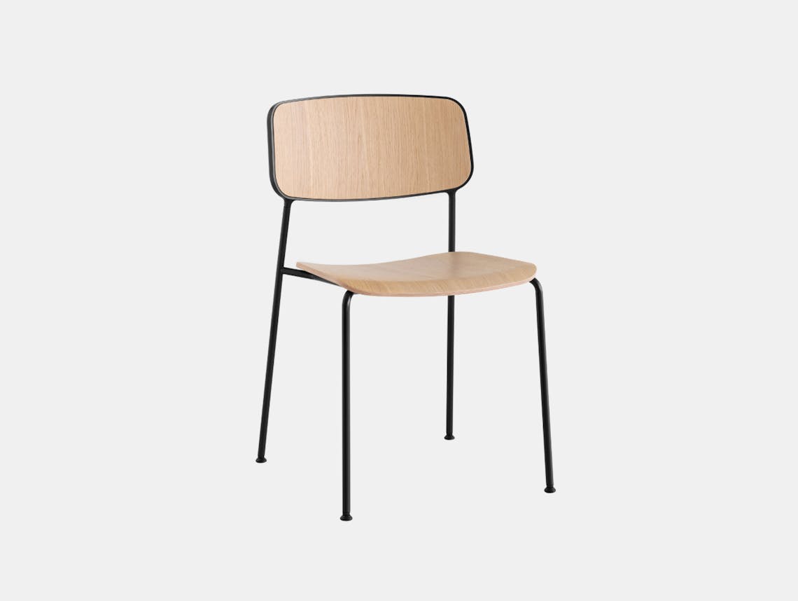 Lapalma hee welling kisat chair blanched oak black legs