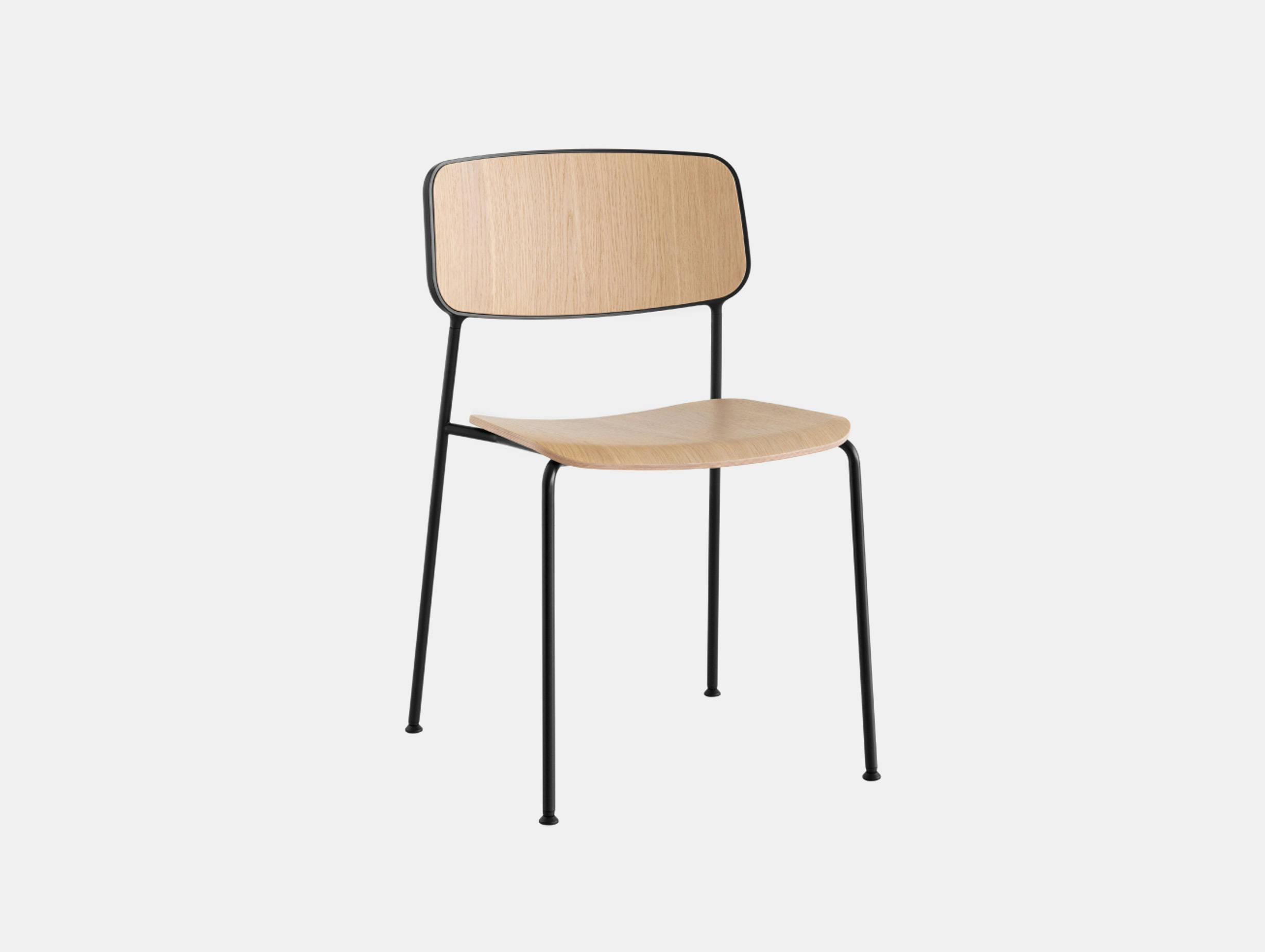 Lapalma hee welling kisat chair blanched oak black legs
