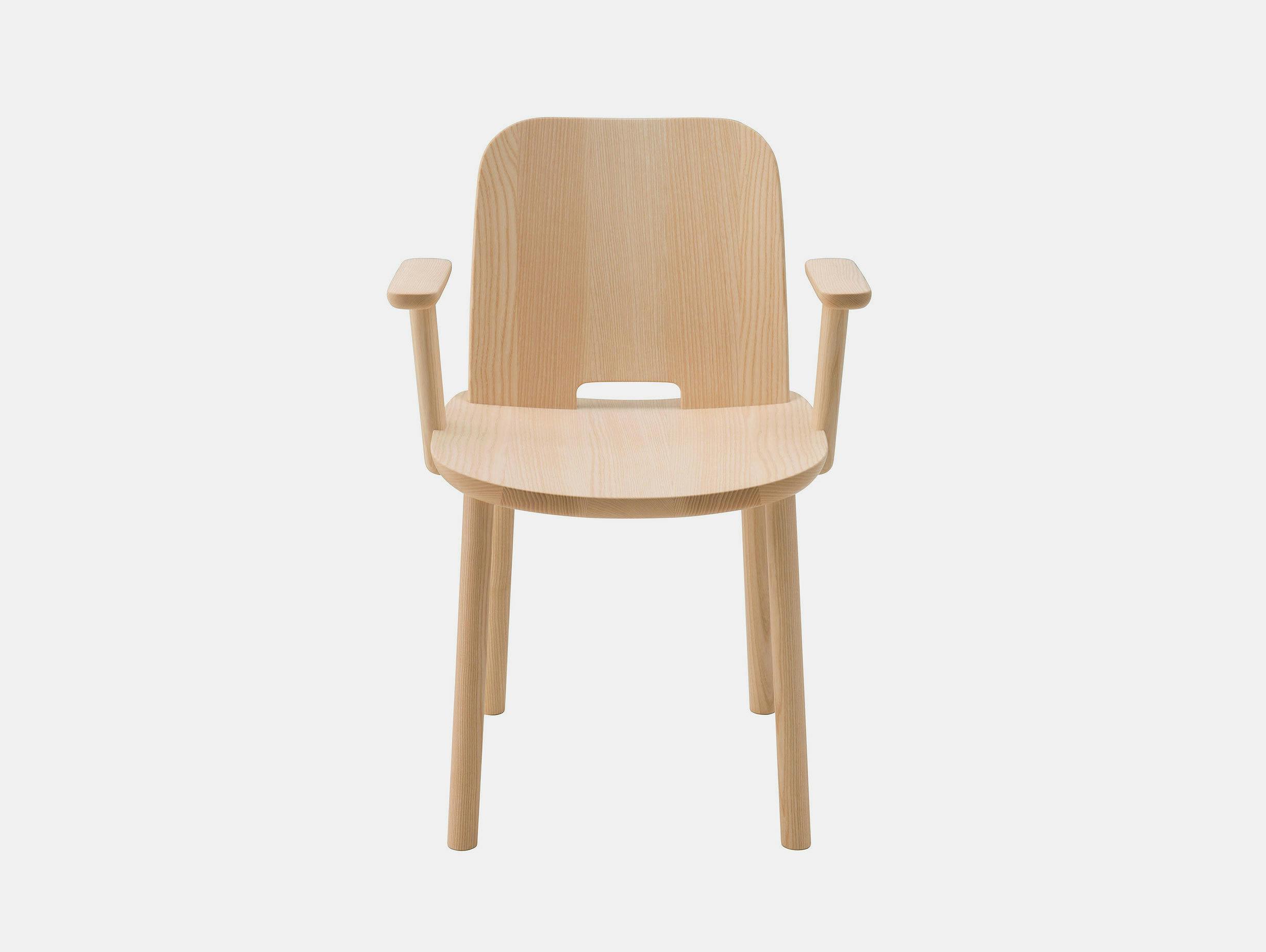 Maruni Fugu Dining Chair with arms Jasper Morrison