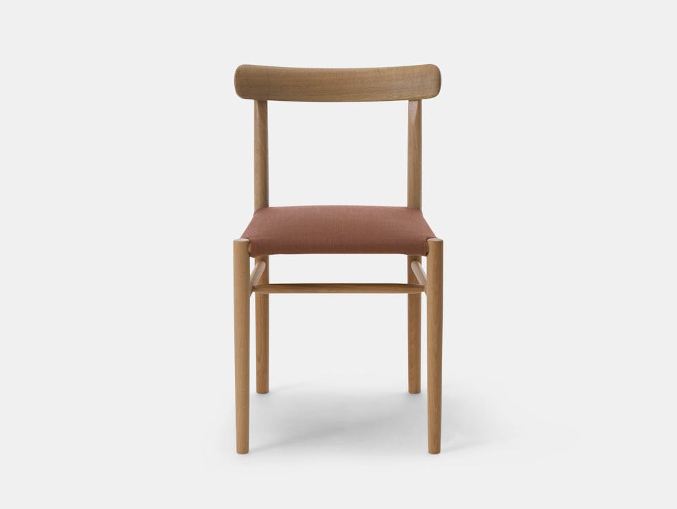 Maruni Lightwood Chair Oak Fabric Seat Jasper Morrison