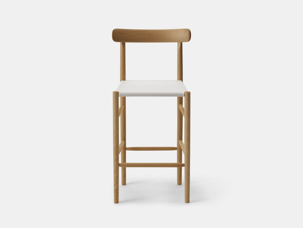 Maruni Lightwood Counter Stool Birch Jasper Morrison