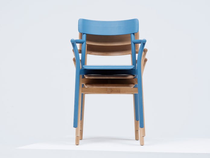Mattiazzi Chiaro Armchair Stacked Leon Ransmeier