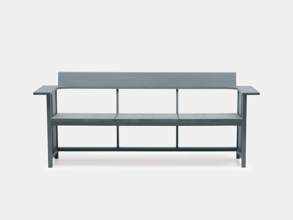 Mattiazzi Clerici Bench Grey Ash Konstantin Grcic