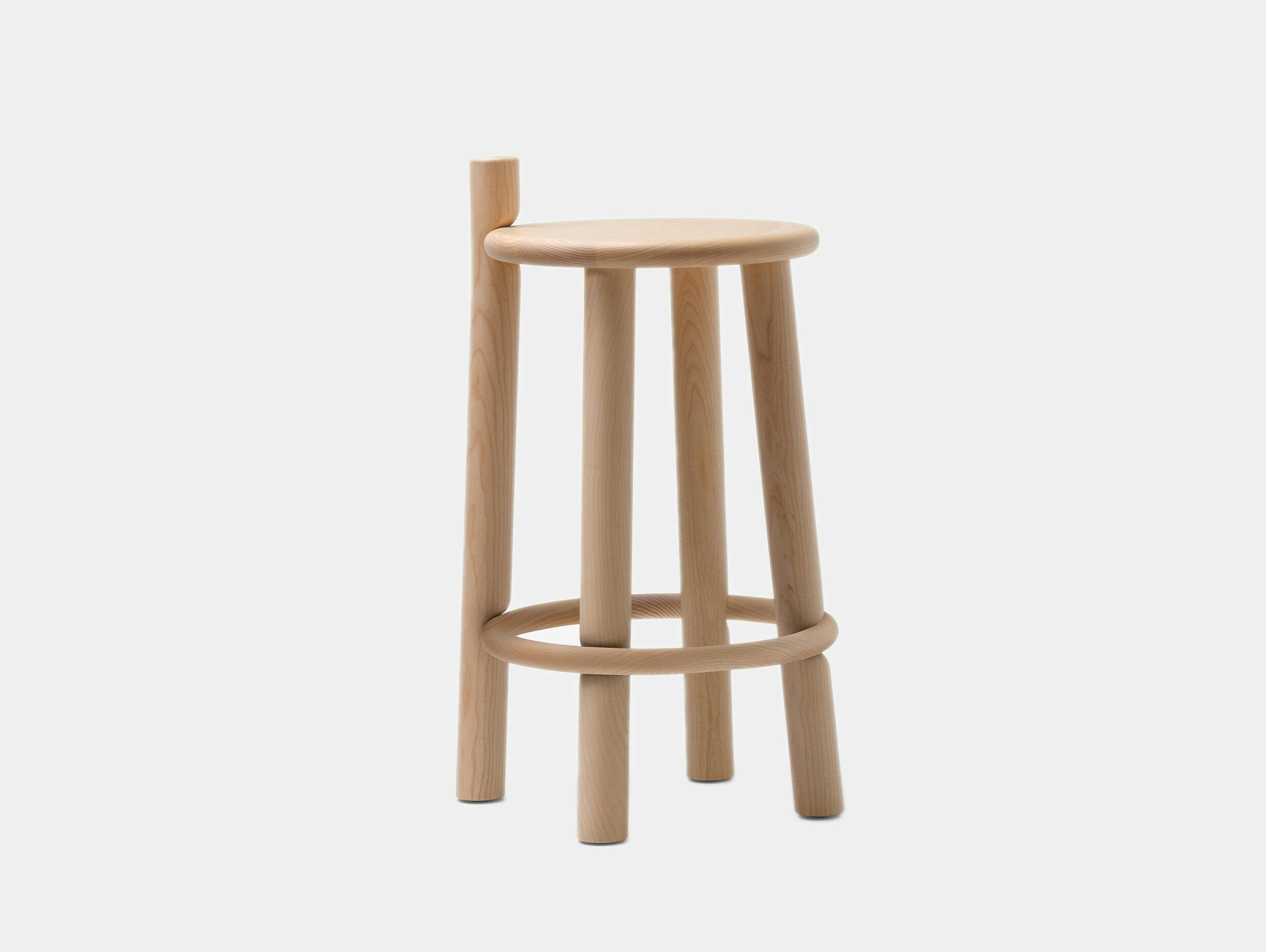 Mattiazzi dopo counter stool natural ash