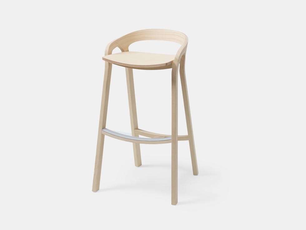 Mattiazzi She Said Bar Stool Natural Ash Studio Nitzan Cohen