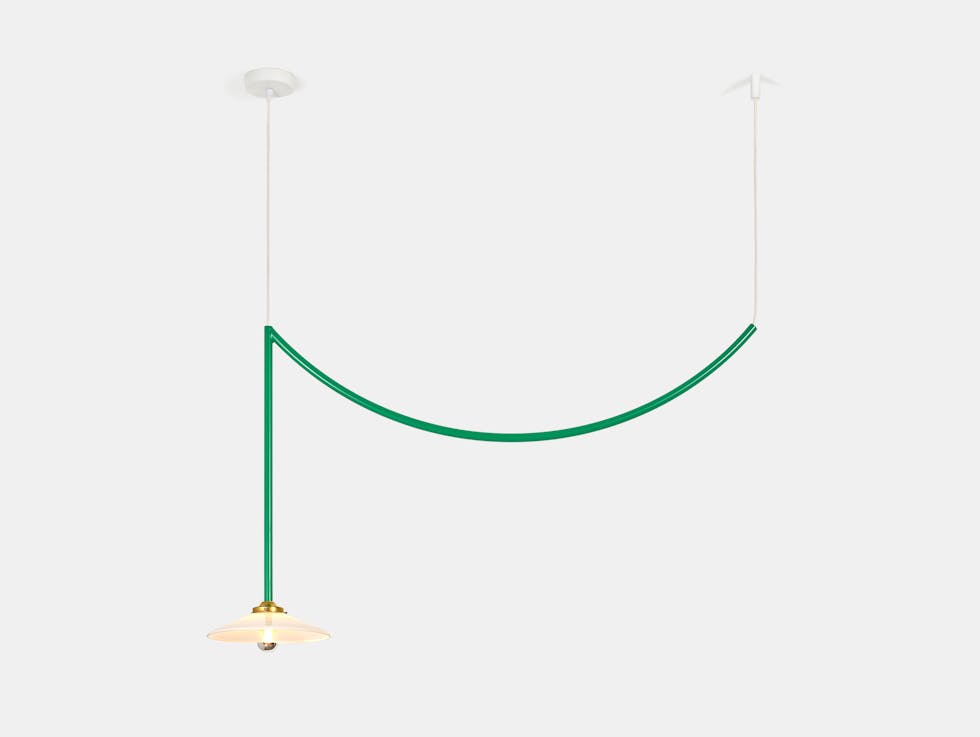 Muller van severen ceiling lamp no 5 valerie ojects green