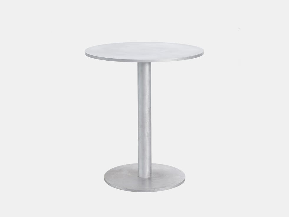 Muller van severen round table s aluminium valerie objects ivory