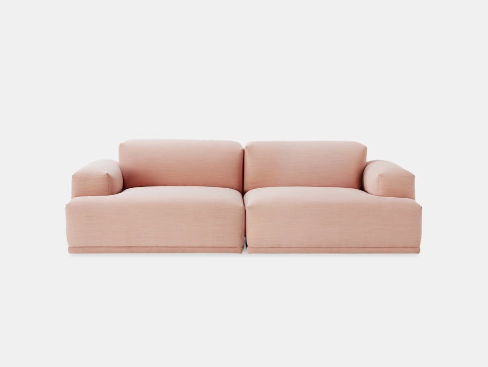 Muuto connect sofa 2 seater steelcut trio 515