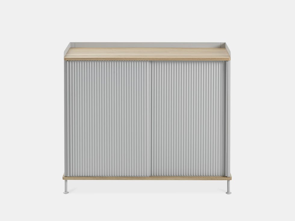 Muuto enfold sideboard tall grey oak 2