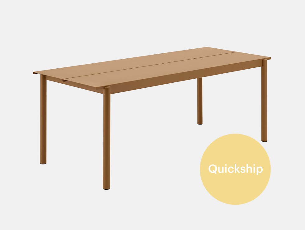 Muuto linear steel outdoor table qs