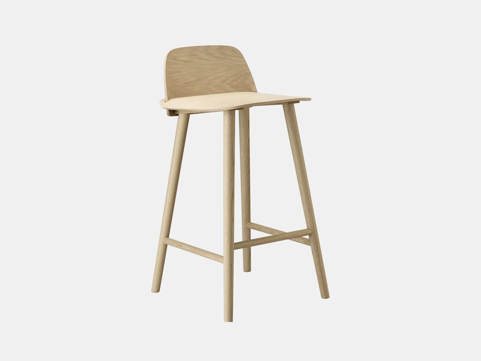 Muuto Nerd Stool Oak David Geckeler