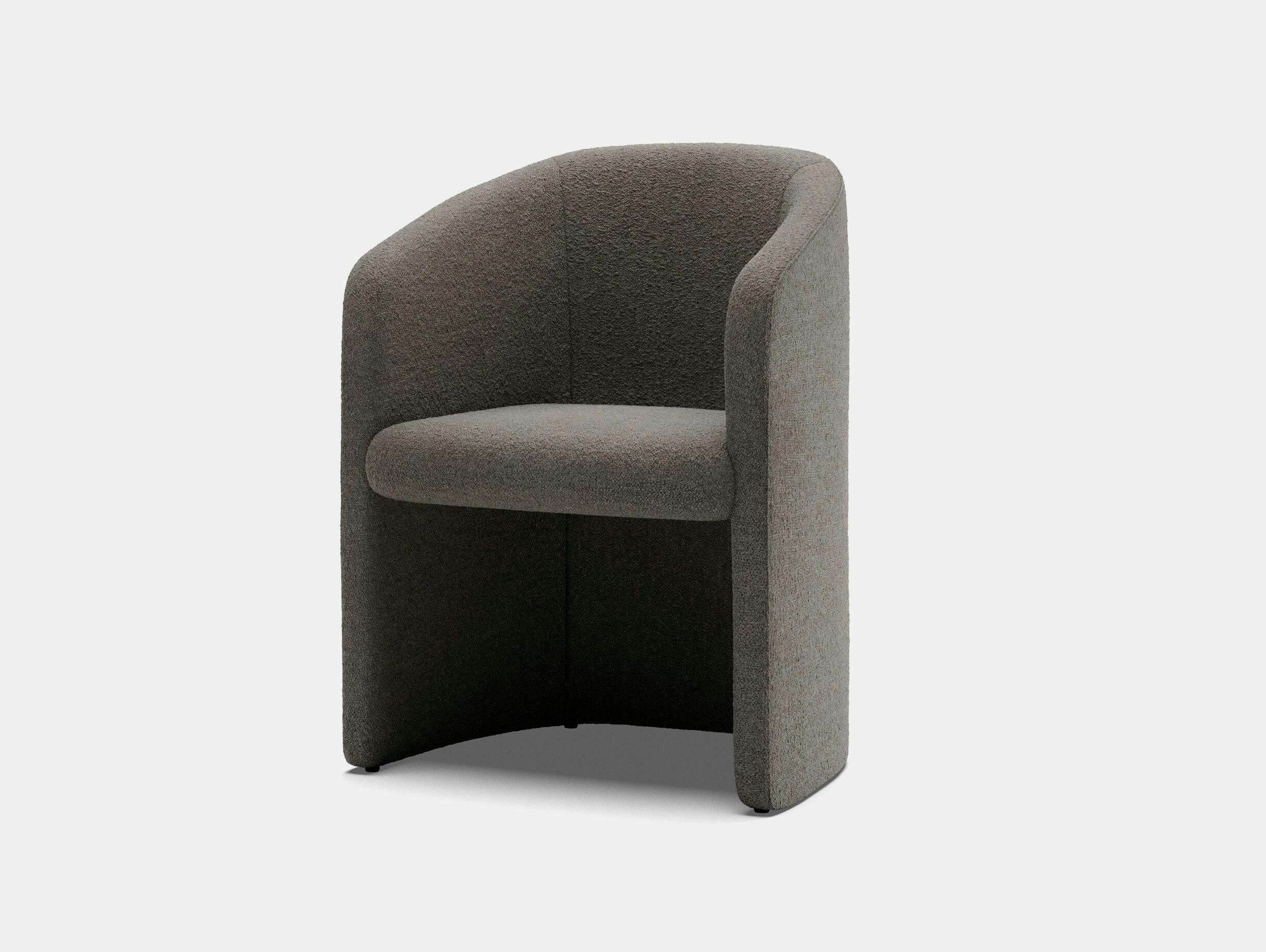 New works covent arde club chair dark taupe
