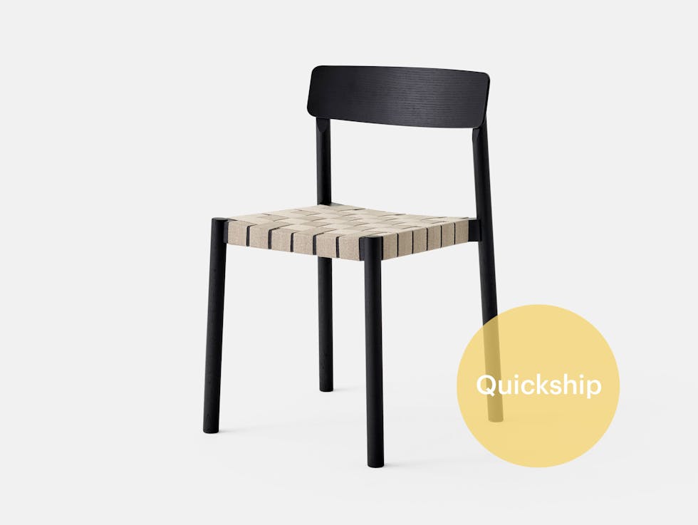 Quickship And Tradition Betty Chair black Thau Kallio