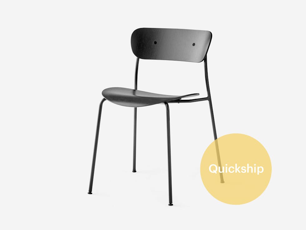 Quickship And Tradition Pavilion AV1 Chair black oak Anderssen Voll