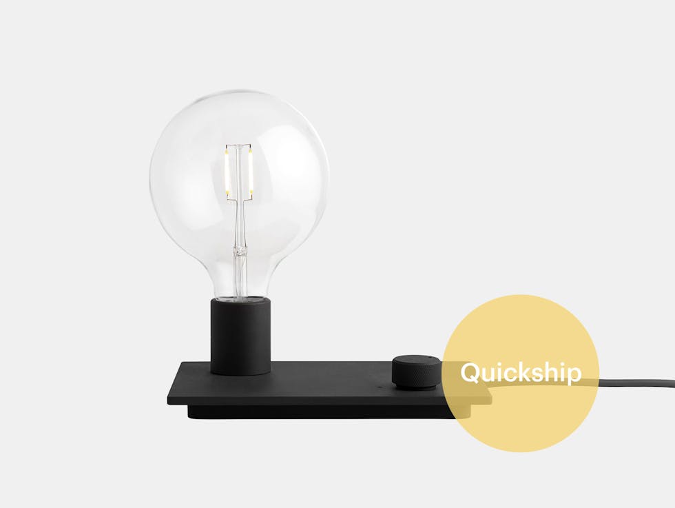 Quickship muuto taf studio control light black