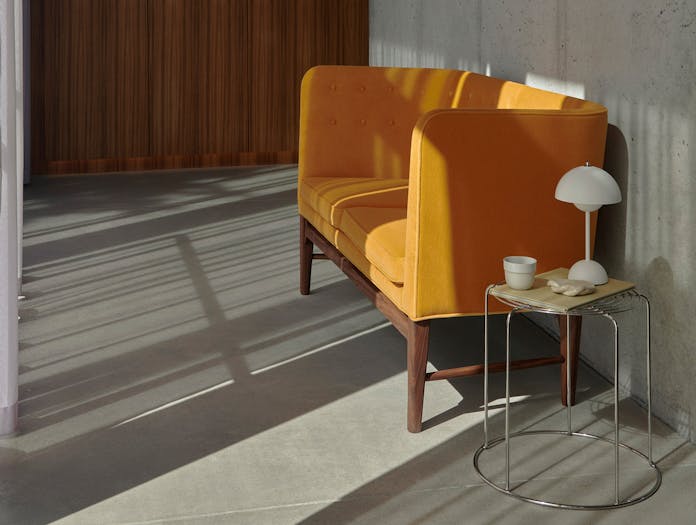 Tradition verner panton wire stool vp11 mirror polished steel lifestyle5