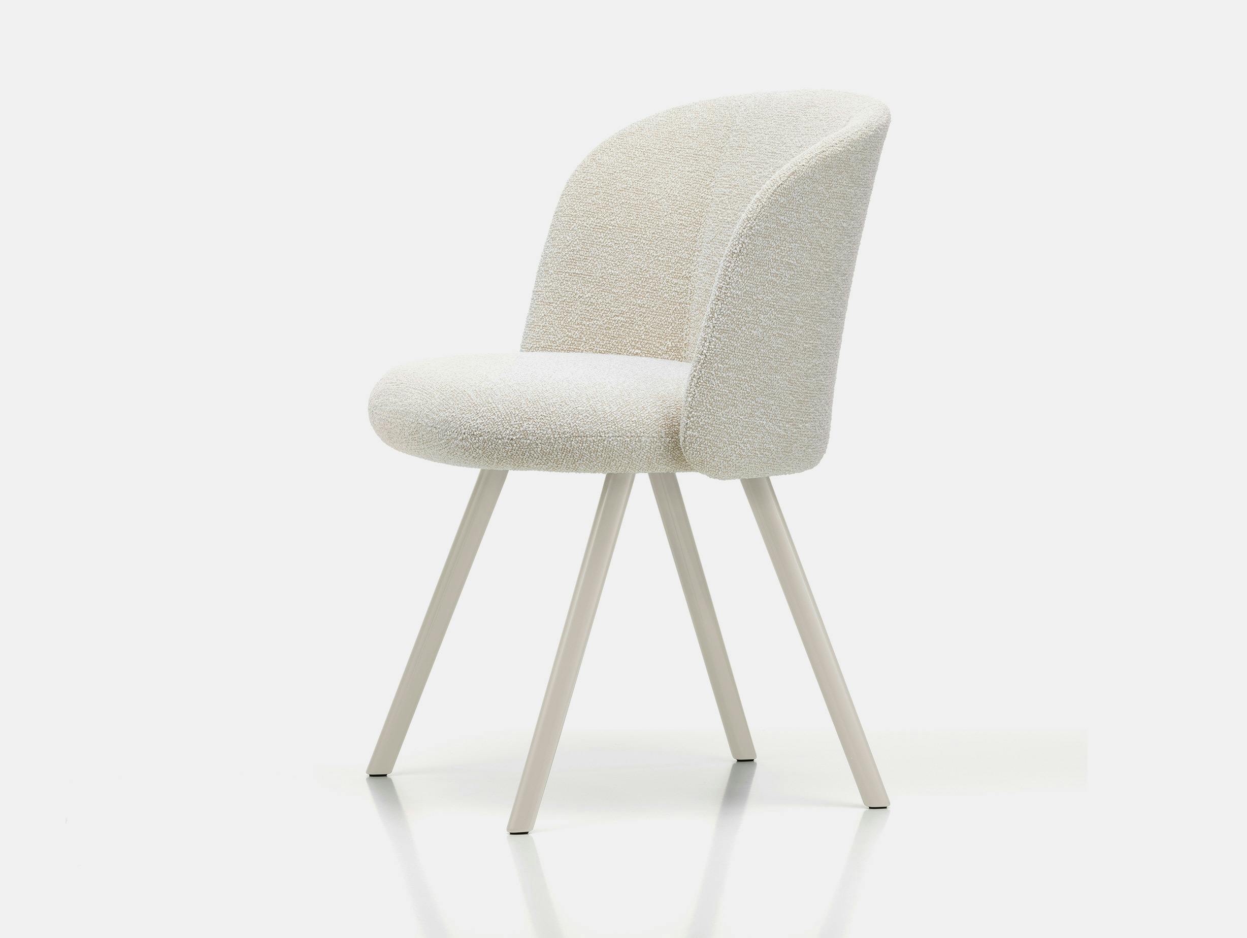 Vitra Barber Osgerby Mikado Side Chair Chalk Nubia Ivory Pearl