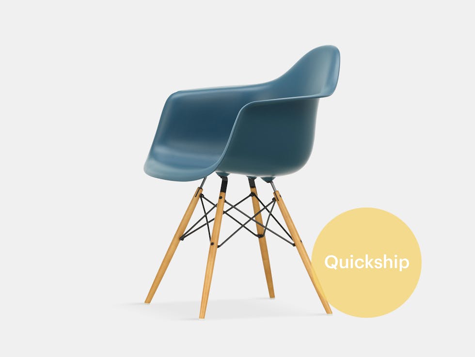 Vitra eames daw plastic armchair qs