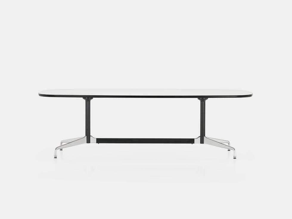Vitra Eames Segmented Table L 280 white laminate chr b dk