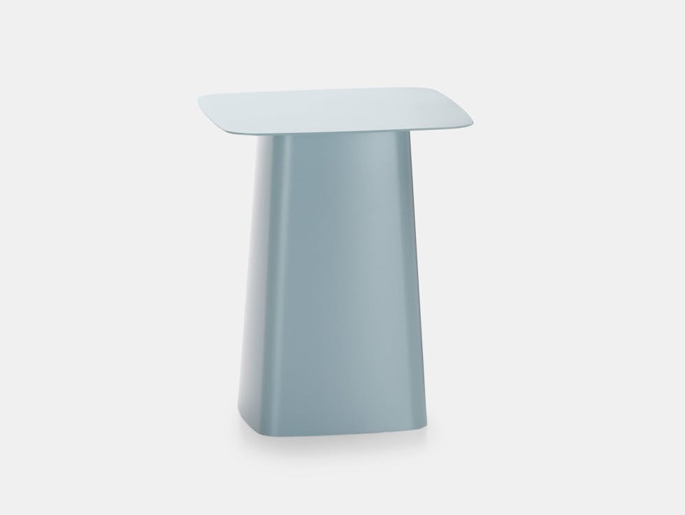 Vitra Outdoor Metal Side Table Ice Grey Ronan Erwan Bouroullec