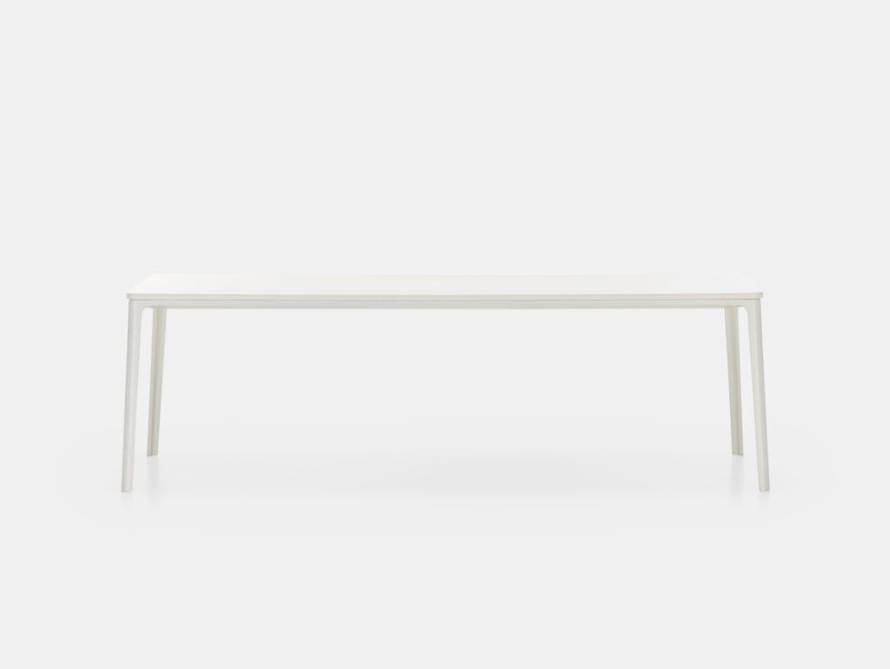Vitra Plate Dining Table White Mdf White Frame Jasper Morrison