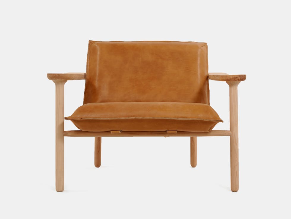 Zanat Igman Lounge Chair Maple White Oil Harri Koskinen